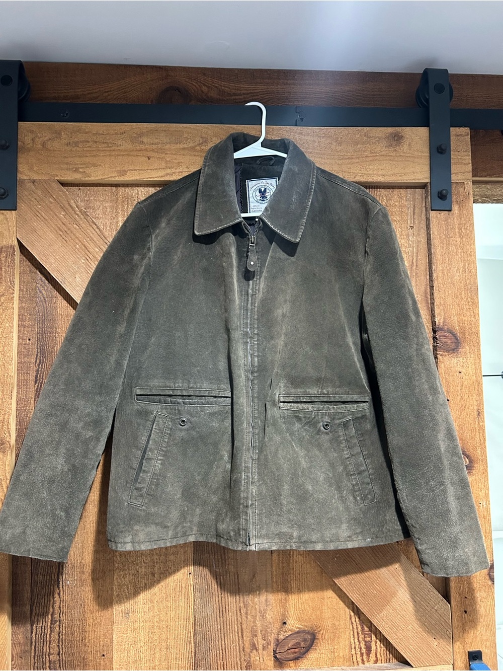 Men's Brown Suede Zip Jacket - JLC Adventures on the wing